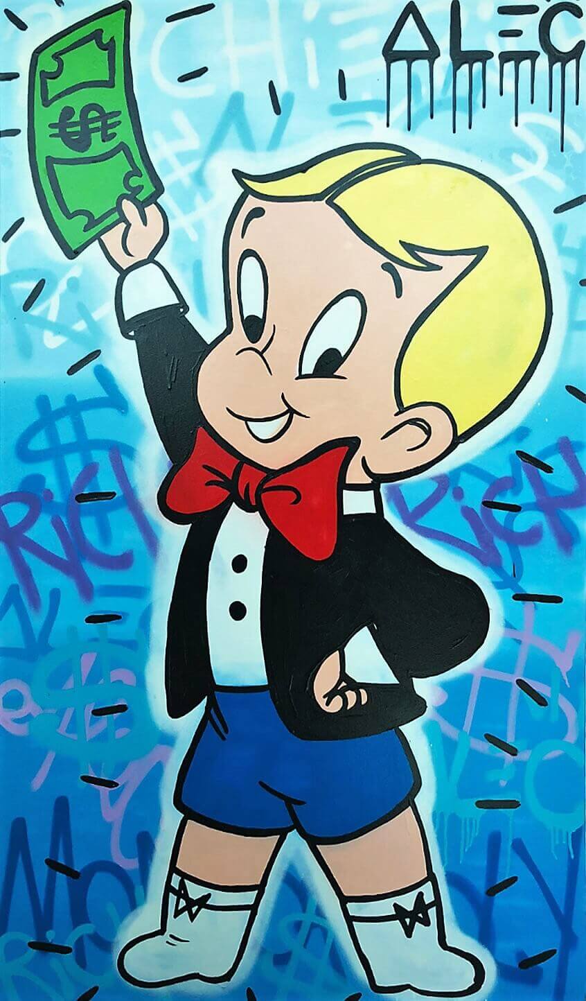 Alec Monopoly - Money In The Air - Eden Fine Art Gallery