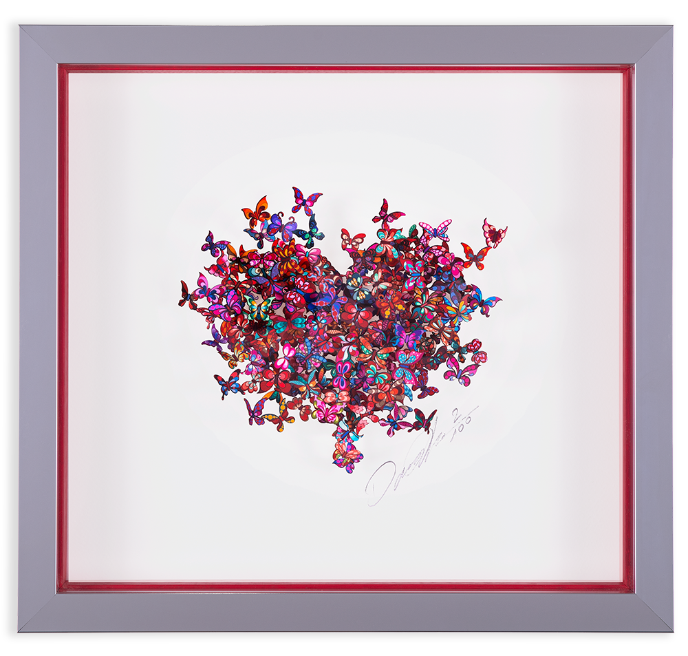 Look Within Your Heart Papercut (L) – David Kracov