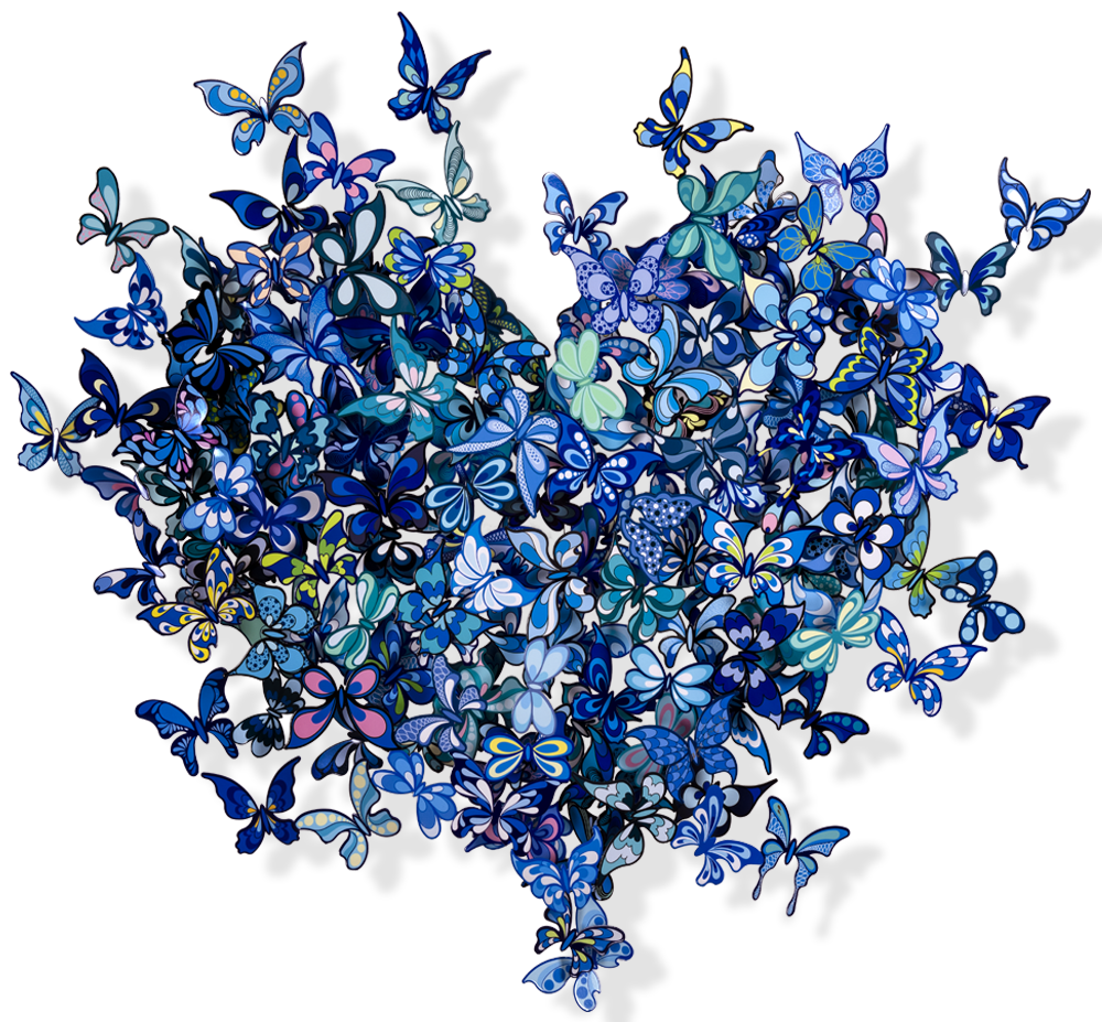 My Heart Is All a Flutter – Sky Blue – David Kracov