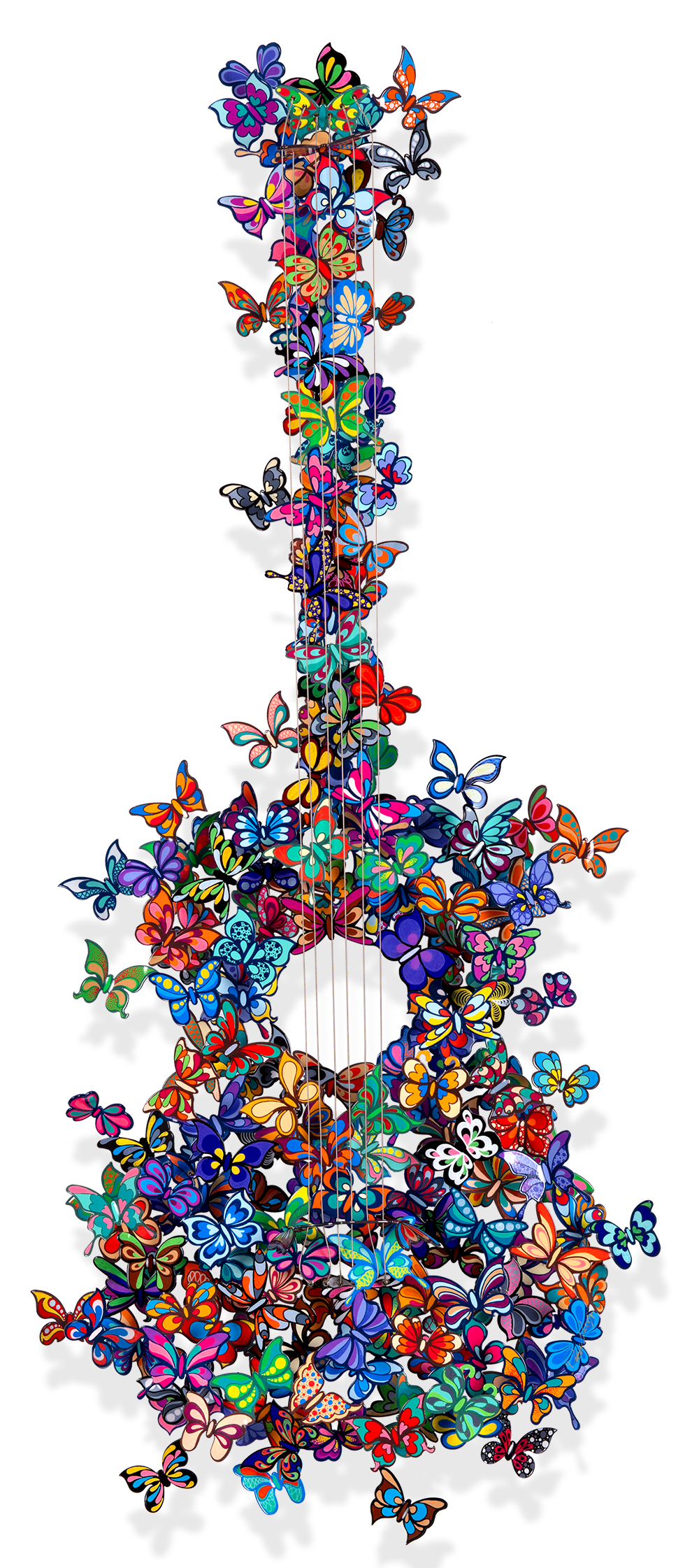 Butterfly Guitar Making Beautiful Music – David Kracov